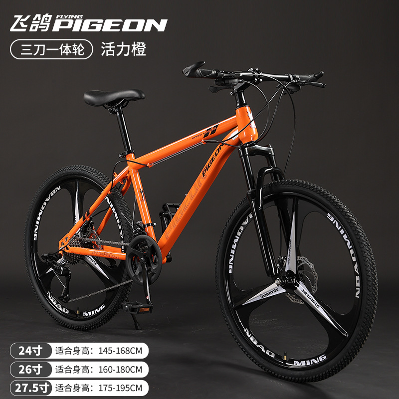 Picture of Flying Pigeon Brand Mountain Bike Men's Variable Speed Off-Road Bike Teenagers Middle School Students Ladies Road Racing Adult