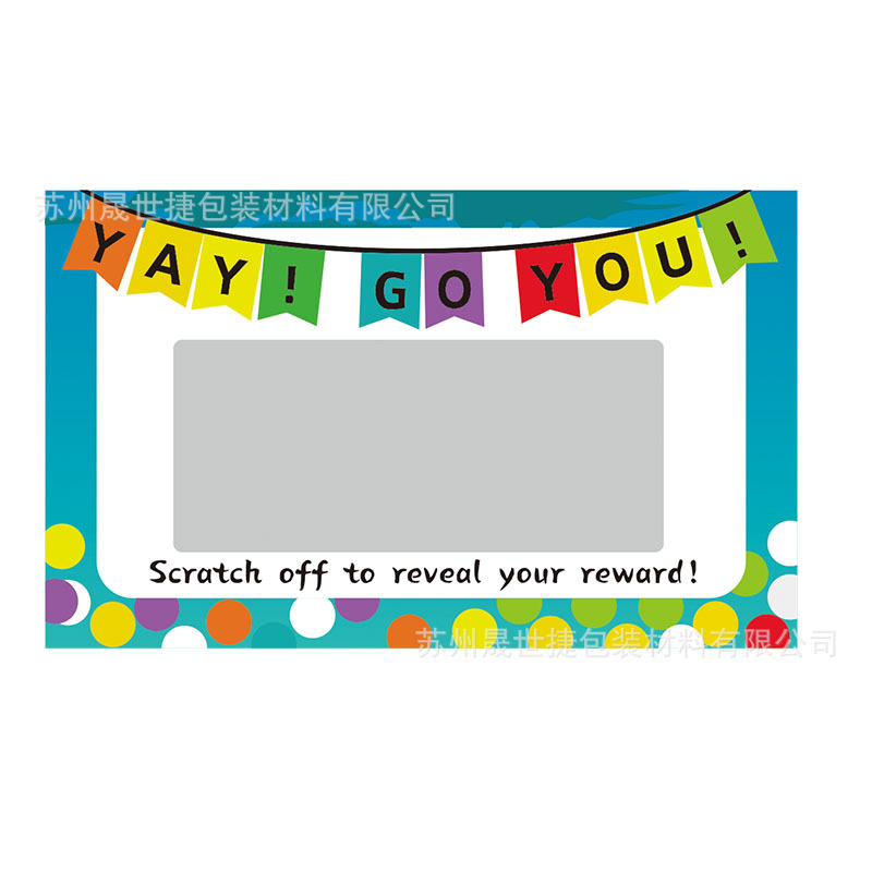 Homemade scratch coating Christmas birthday event surprise card preschool teacher teaching aids scratch film