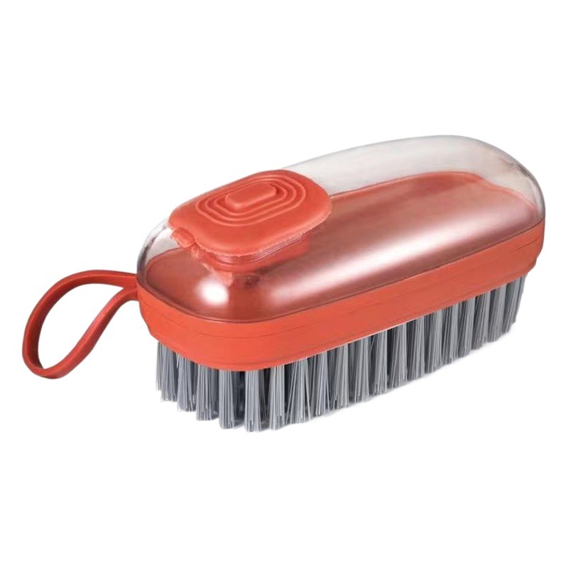 Spot Automatic Liquid-Adding Laundry Brush Household Multi-Functional Soft-Bristled Shoe Washing Clothes Board Brush Creative Plastic Cleaning Brush
