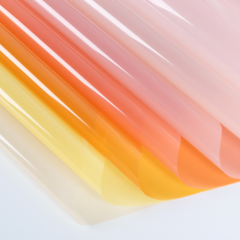 Crystal Love Colorful Cellophane Waterproof Thickened Wrapping Paper Flower Shop Flower bouquet Floral Flower Bag Special Material