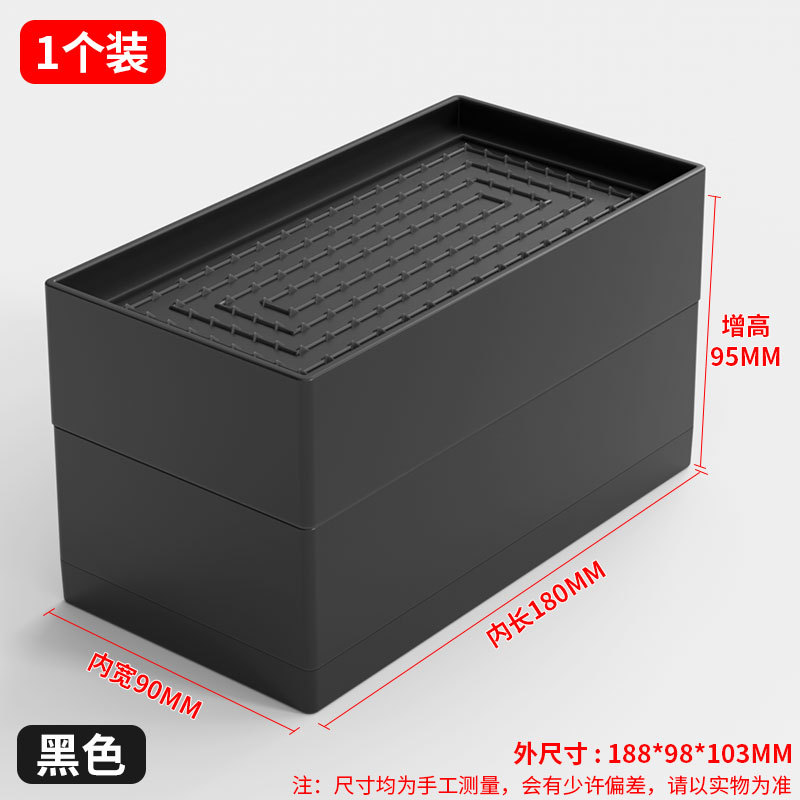 Picture of Cross-Border Amazon Black Furniture Bed Heightening Foot Pads 2 358inch Table Sofa Cabinet Tpu Anti-Slip Stacking