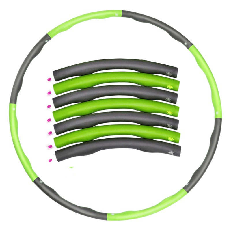 Spot manufacturers direct supply hula hoop removable sponge foam hula hoop stitching plastic hula hoop multi-color optional