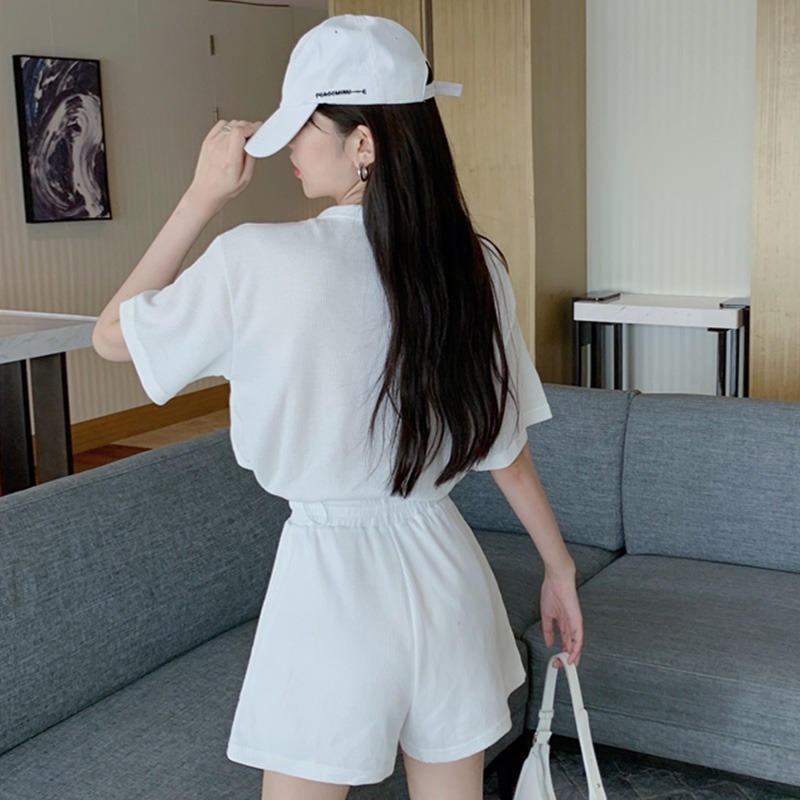 Picture of New style small summer fashion casual sports shorts suit women's summer online celebrity temperament slimming two-piece suit fashion