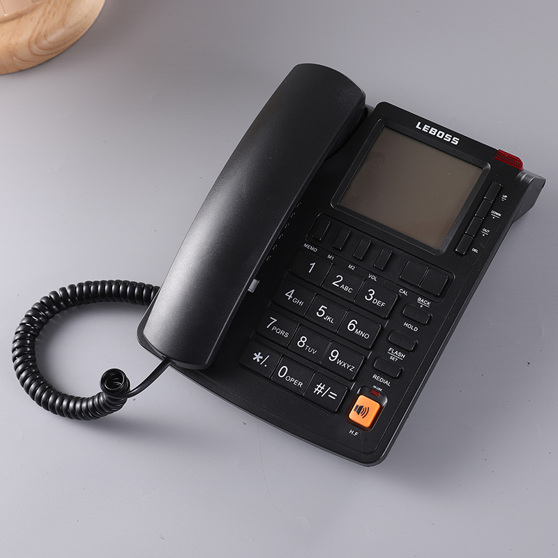 Foreign trade cross-border HCD3588TSDL-56 business telephone English large screen telephone can print LOGO