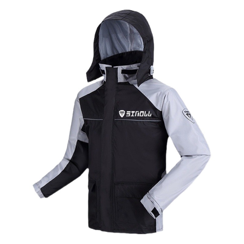 Split Raincoat Set Men's Takeaway Rider Cycling Waterproof Clothing Reflective Raincoat Adult Oxford Cloth Raincoat
