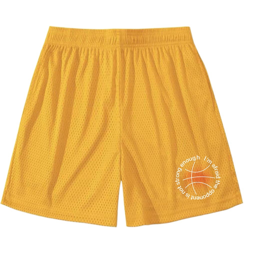 American Sports Shorts 2023 No More Than Knee-Length Basketball Three-Quarter Pants Quick-Drying Breathable Slam Fitness Training Pants