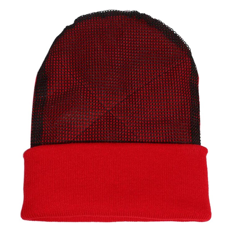 Korean version of the new underground head turn cap wool cap plus wear-resistant mesh thickened rotating cold cap men's hip-hop cap foreign trade