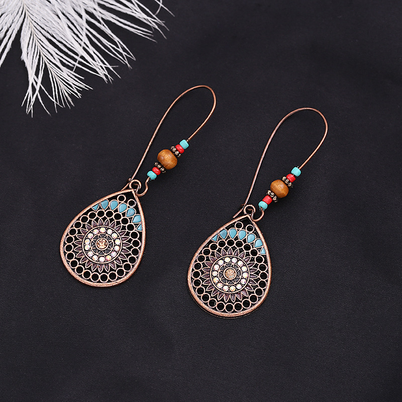Jin Yan fashion retro drop earrings cross-border long drop earrings Europe and the United States creative jewelry batch