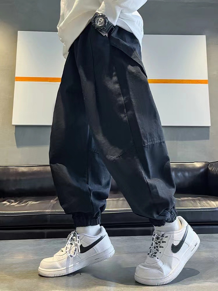Picture of Boys' casual pants 2024 Spring and Autumn New Fashion children's clothing trendy cool boy Western style fried street Korean style overalls