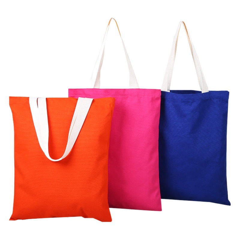 Customizable Blank Cotton Tote Bag for Shopping, Women's Advertising Promotional Storage Bag with Custom Logo