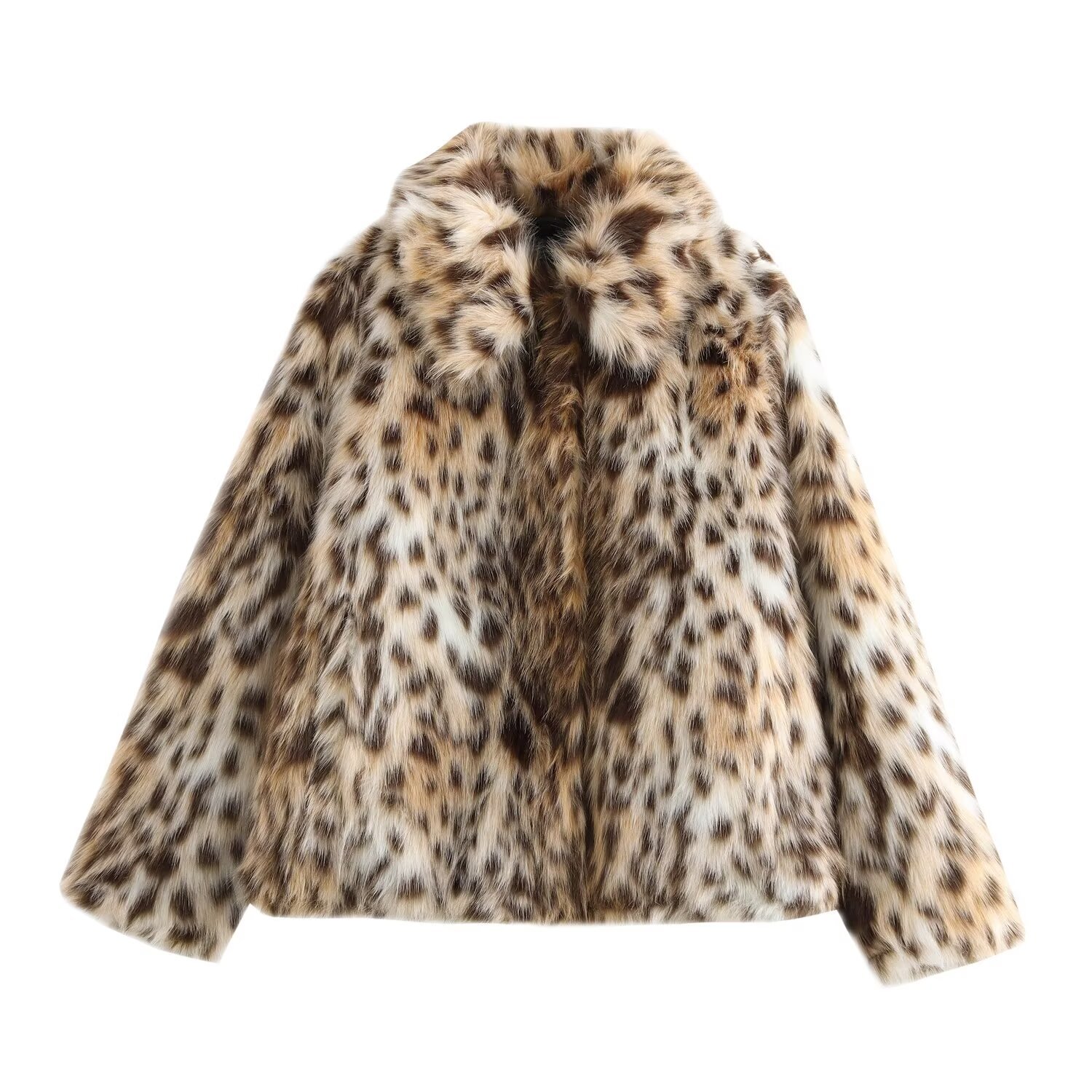 Europe and the United States Amazon wholesale 2024 winter new fashion Joker artificial fur effect fur fur coat