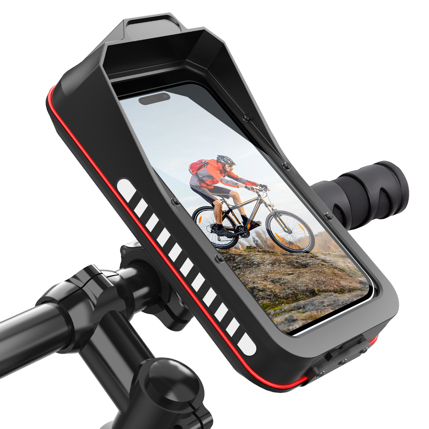 Cross-border Hot Riding Waterproof Bag Large Capacity Storage Bicycle Touch Screen Quick Disassemble Navigation Neck Mobile Phone Bracket New