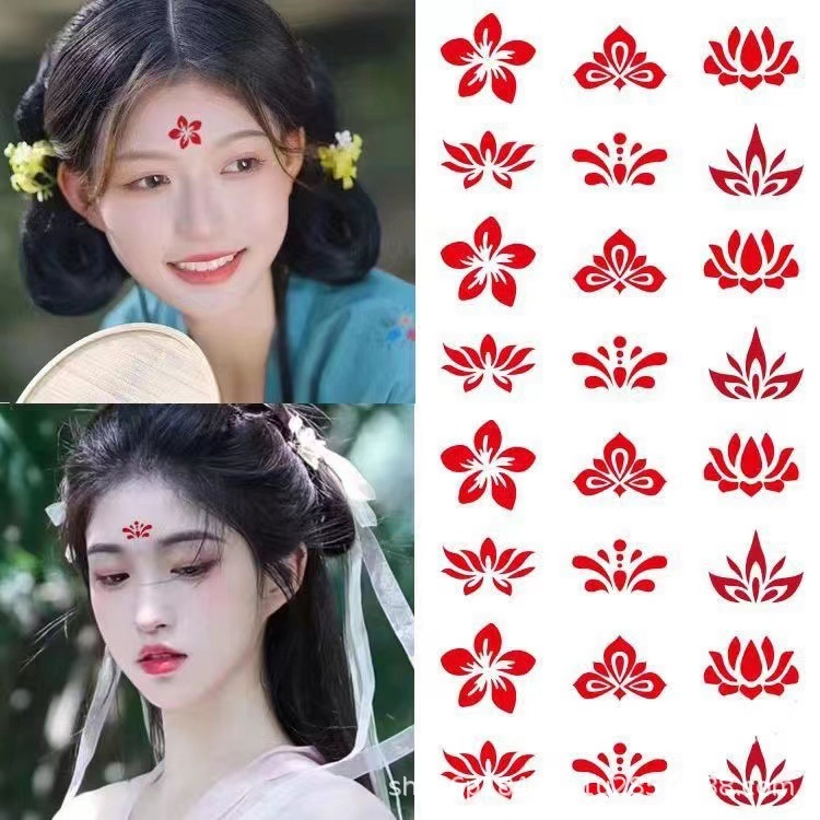 Antique costume eye and corner stickers tattoo makeup boys and girls performance dance performance stage competition festival wholesale