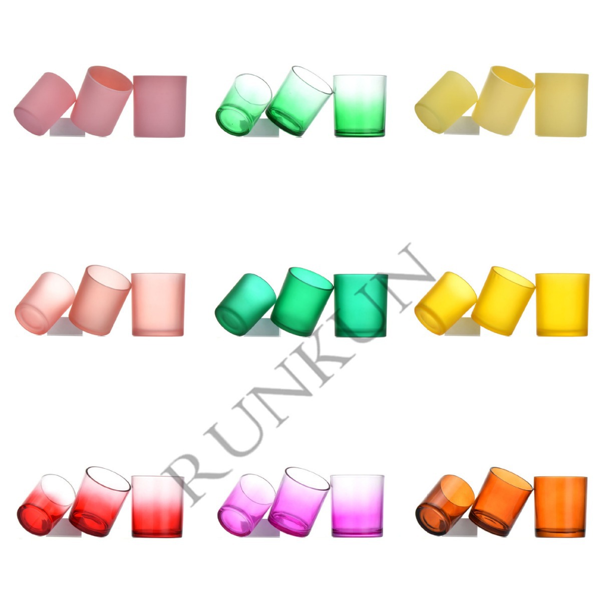 Factory wholesale color candle Cup candle jar matching lid iron cover imitation zinc alloy lid sufficient stock