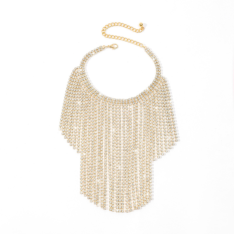 Picture of Cross-border Hot Rhinestone Tassel Foot Chain European and American Light Luxury Full Diamond Sexy Exaggerated High Heels Accessories Shoe Chain Foot Accessories