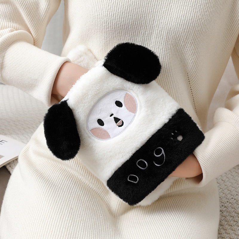 Picture of New Cute Plush Hand-Held Water-Filled Hot Water Bottle Thickeneded Explosion-Proof Pvc Hot Water Bottle Removable and Washable Spot Wholesale