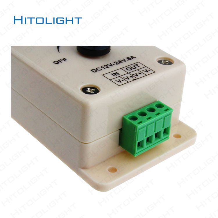 Picture of Xilai lamp 8A knob monochrome dimmer monochrome led light bar light with module switch brightness dimming controller