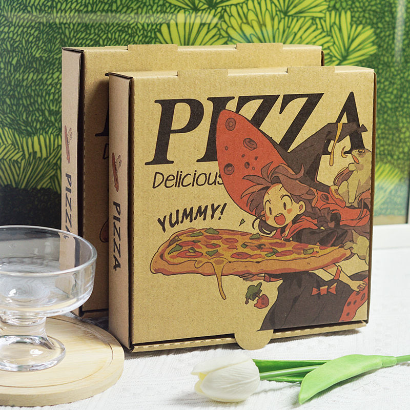 New Witch commercial pizza Box pizza pizza packaged take-out disposable packaging 7/8/9/10/12