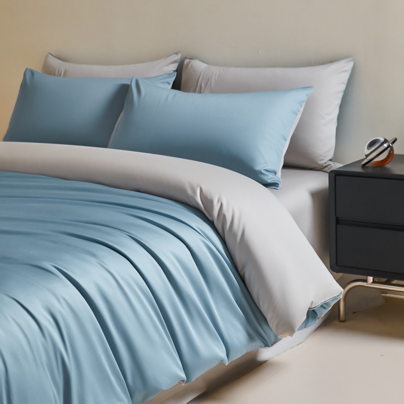 Picture of 120 cotton four-piece set 100 cotton quilt cover sheets high sense Xinjiang long staple cotton bedding