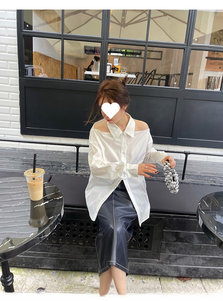 Picture of [in stock]_pictorial fairy cool shoulder shirt hanging neck sunscreen shirt loose long sleeve shirt