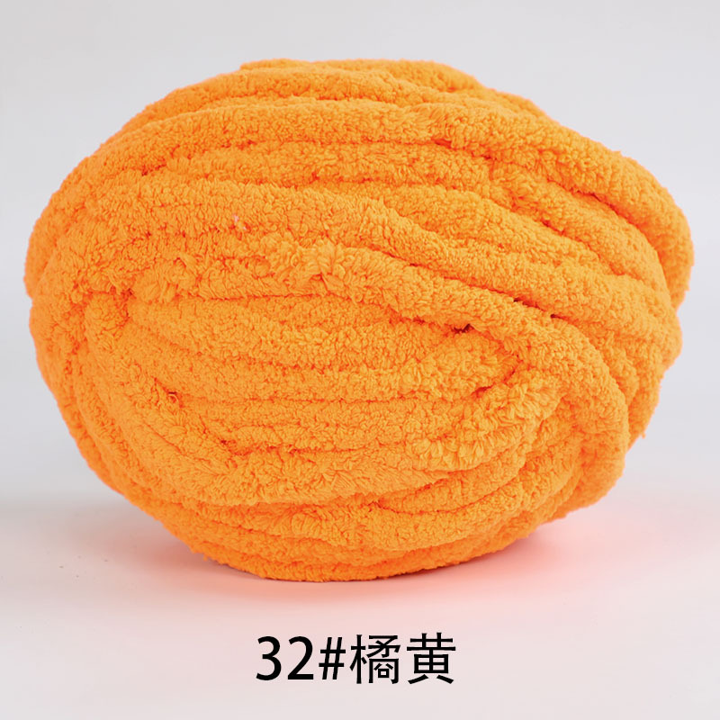 Picture of Thick ice strip wool cat tail thread sausage yarn ice island wool hook bag cushion soft finger knitted blanket cat nest thread