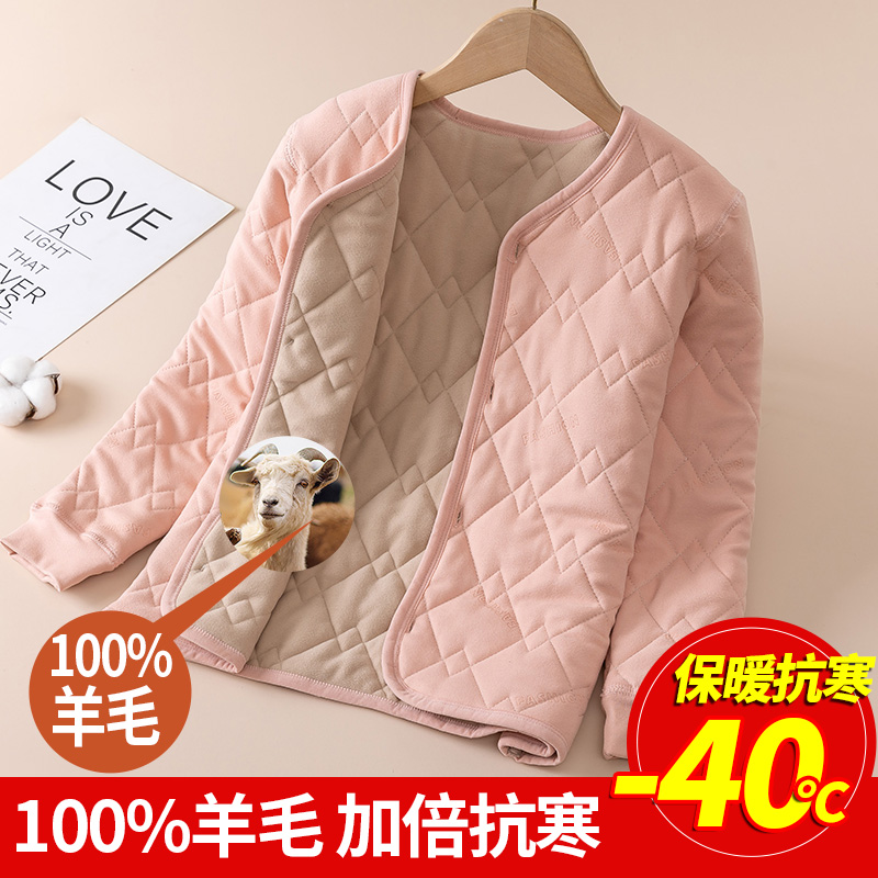 School Uniform Artifact Children's Cotton-padded Coat Inner Liner Boys and Girls Winter Inner Wool Warm Small Cotton-padded Coat