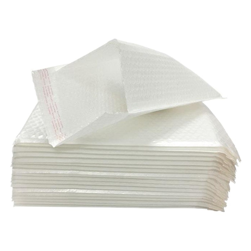Thickened matte bubble bag Pearl film bubble envelope bag white plastic bag e-commerce packaging bag waterproof express bag
