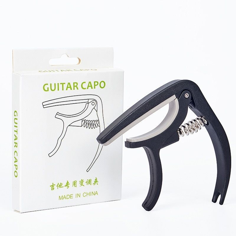 Picture of Guitar Capo, Individually Packaged Plastic Capo, Electric Guitar, One-Clip Dual-Purpose Classical Piano Clip, Guitar Accessories