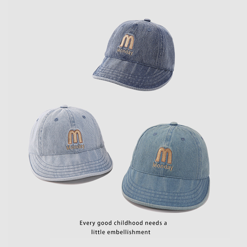 Picture of Baby Sun Hat Spring and Summer Vintage Cowboy Baby Big Brim Sun Protection Cap Travel Sun Hat for Boys and Girls