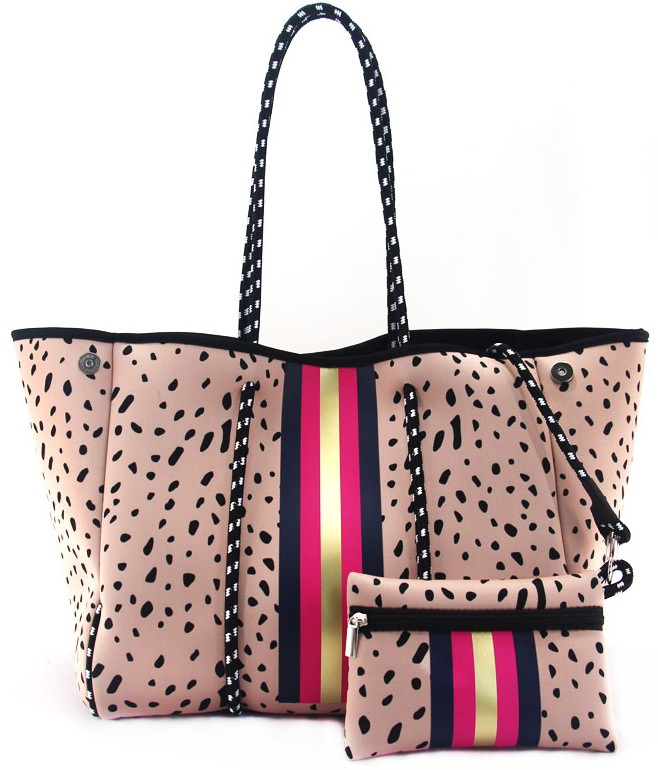 Picture of Diving Material Perforated Beach Bag European and American Fashion Portable Shoulder Strap Mother Bag Outdoor Casual Bag Portable Women's Bag for Women
