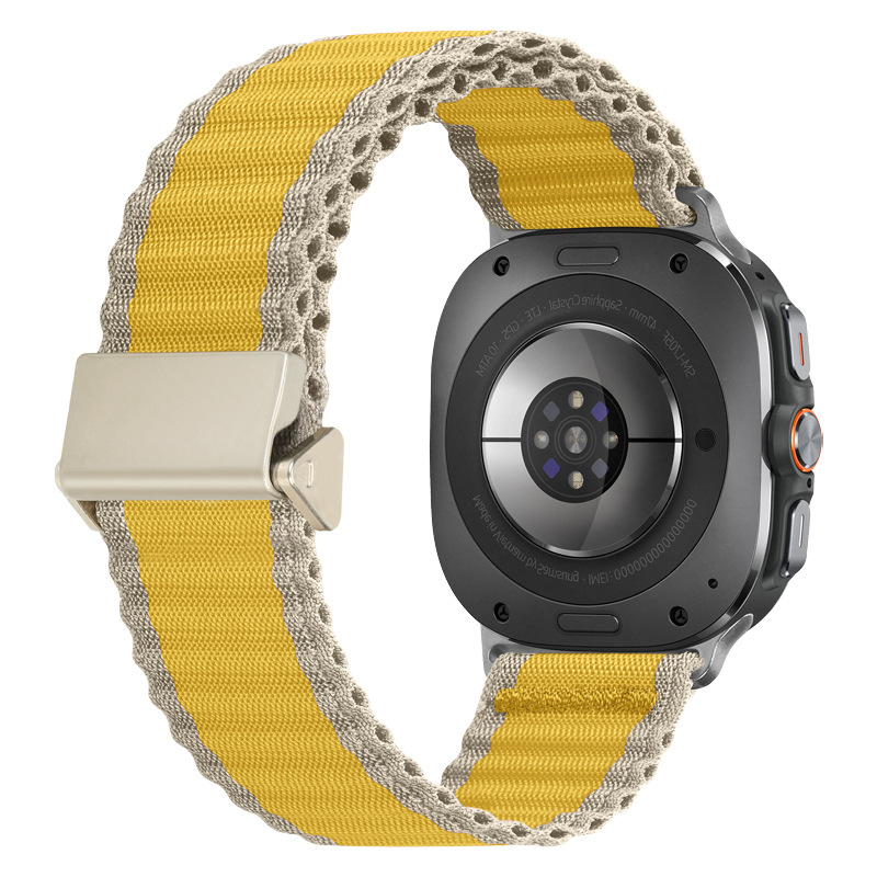 Picture of Suitable for Samsung Watch7/8Ultra Watch Strap Galaxy 47mm Wide Corrugated Sports Off-Road Nylon Strap
