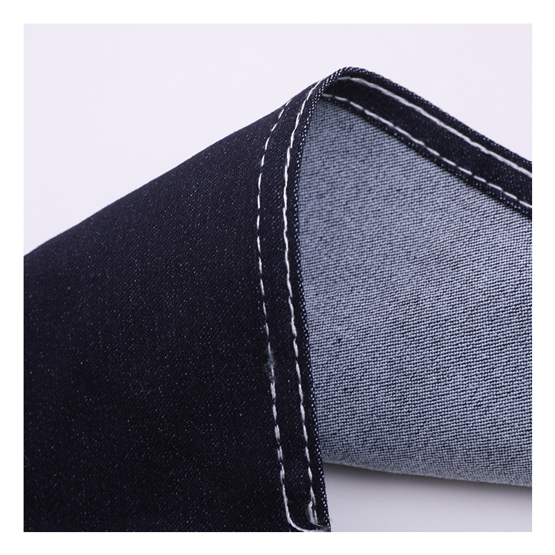 Picture of Spot satin denim fabric high elastic denim women's net single leggings high waist pants denim cloth