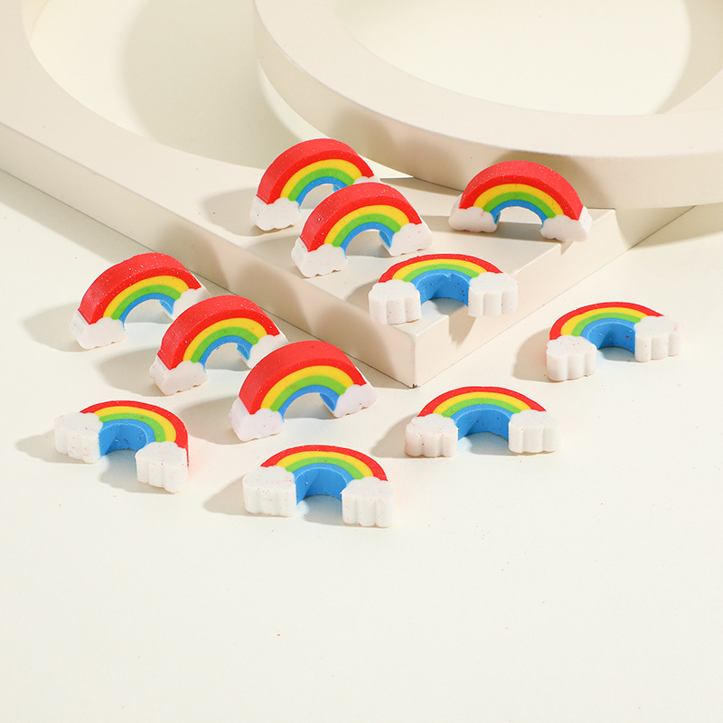 Picture of Rainbow eraser cross-border set gift colorful creative cartoon eraser children stationery eraser wholesale