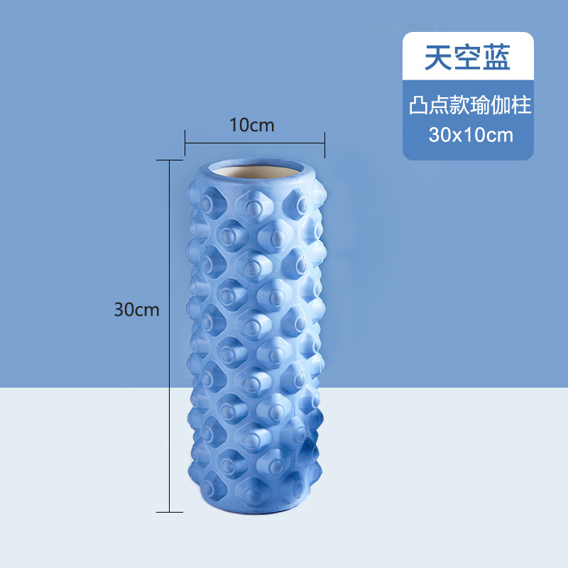 Picture of Factory sales hollow yoga column Mace EVA foam shaft muscle relaxer fitness massage stick roller barrel