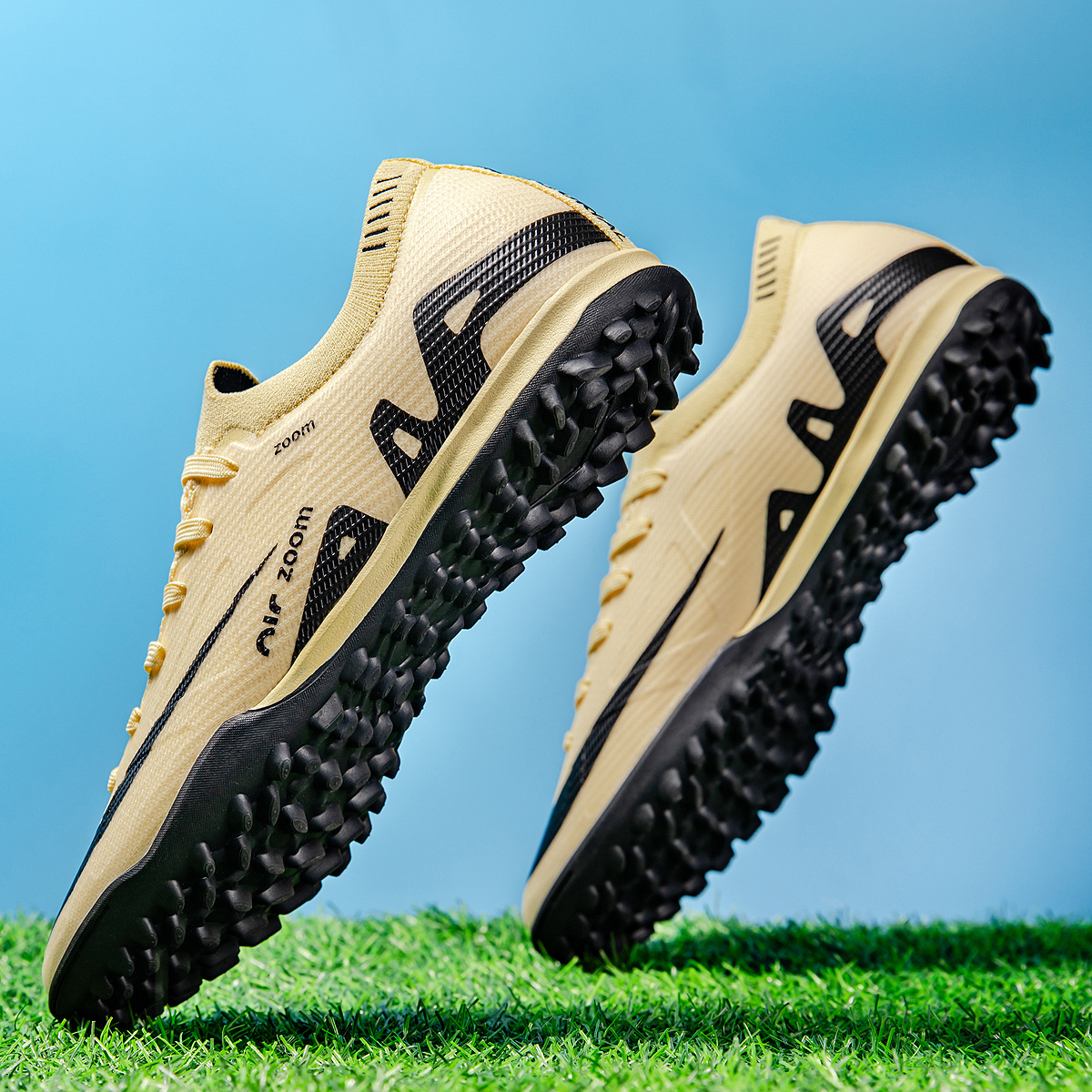 Cross-Border Foreign Trade Men's Low-Top Soccer Shoes Ag Long Spikes Tf Broken Spikes Student Soccer Shoes Competition Artificial Turf Training Shoes