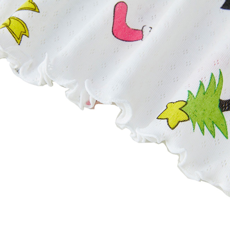 Children's Sling Mesh Girls' Light and Breathable 100 Cotton Japanese Style Home Clothes Bottoming Shirt Vest Wholesale