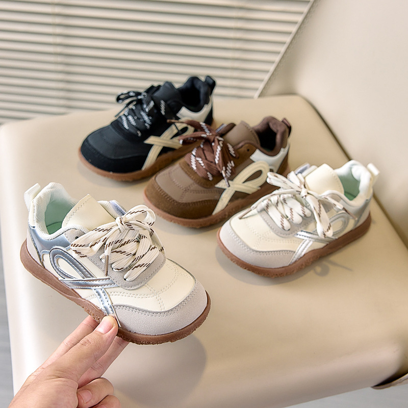 Children's moral training versatile retro sneakers 2025 autumn new boys' Forrest Gump shoes and girls' casual sneakers