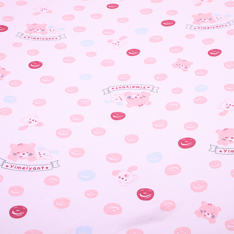 Picture of 40S cotton combed cotton wool printed double-sided printed knitted fabric home clothes sleeping bag underwear baby fabric
