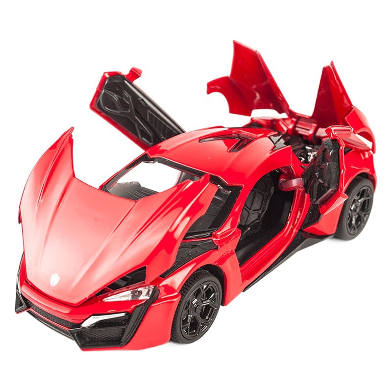 Speed and passion alloy car model 1:32 Lackendodge sports car alloy toy simulation pull back car model