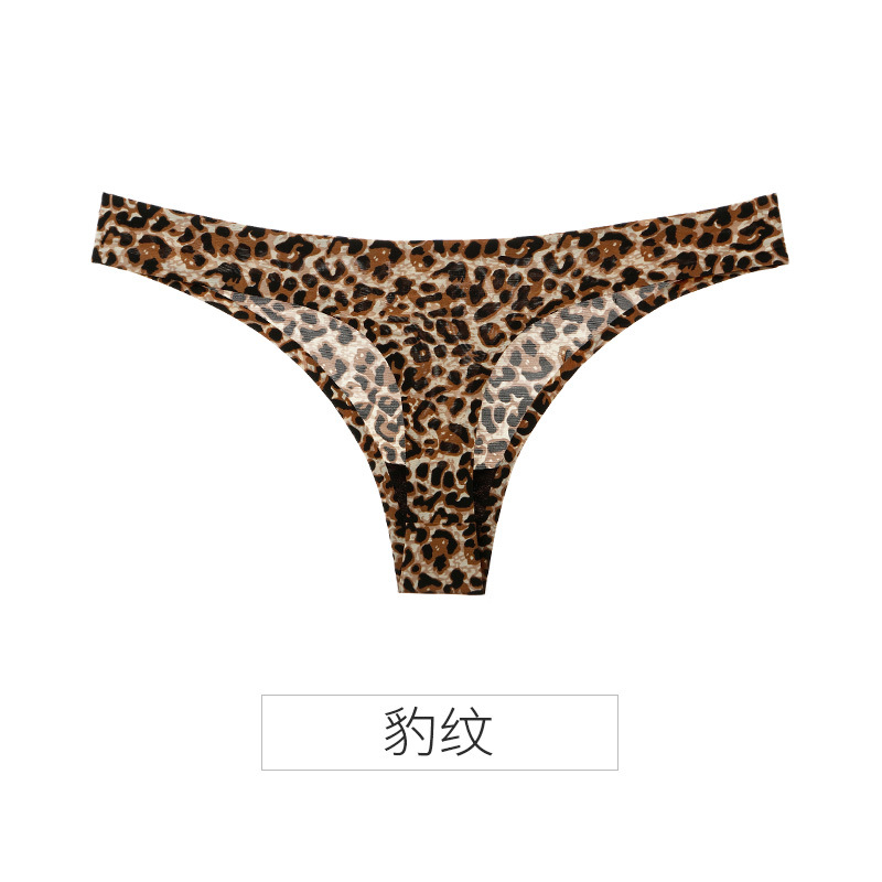 Picture of Explosions ice silk seamless thong women pure wind European and American women sexy tback foreign trade T pants sports fitness