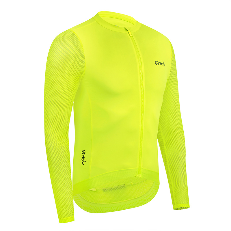 Picture of YKYW New Bicycle Sports Top Summer Hover Tight Breathable Sweat-wicking Men's Riding Clothes Long Sleeve