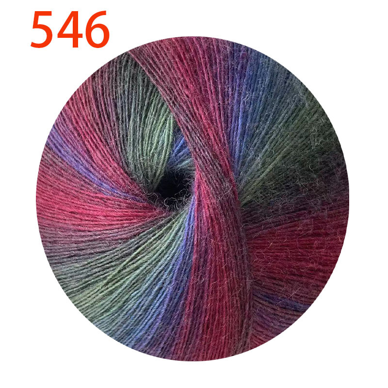 Picture of 1000 m Magic Ball Rainbow Wool Wool Wool Hand-Woven Crochet Shawl Hat Scarf Coat Coarse Baby Wool Ball