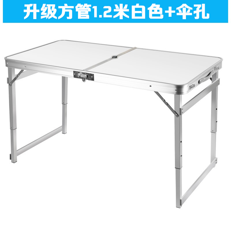 Picture of Outdoor Folding Table Aluminum Alloy Folding Table and Chair Portable Stall Table Foldable Table Exhibition Promotion Picnic Table