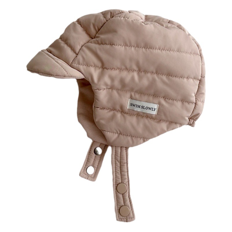 Winter Children's Lei Feng hat warm earmuffs boys and girls ins Korean style solid color all-match ski flying hat fashion