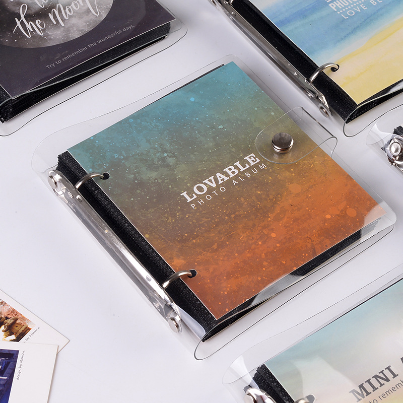 Picture of Wholesale supply of light and shadow series loose-leaf PP photo album album movie ticket storage postcard 3 inch 5 inch