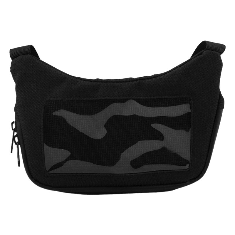 Motorcycle Scooter Head Bag Mobile Phone Waterproof Touch Screen Large Capacity Storage Crosbody Waist Bag Electric Car Front Hanging Bag