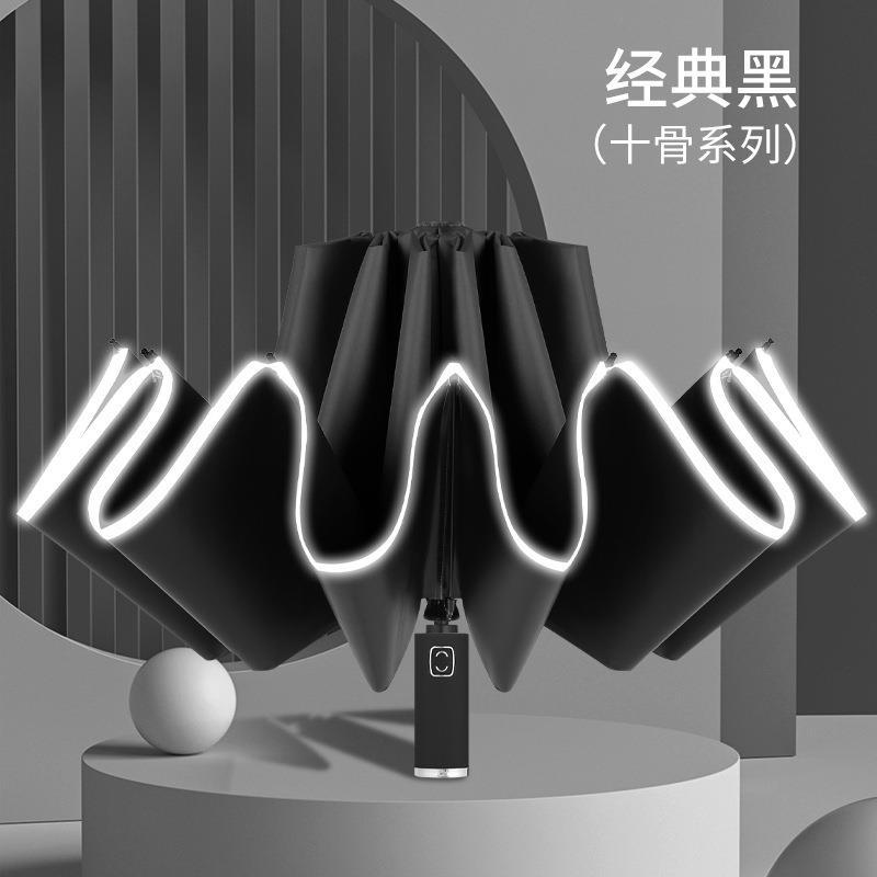 Picture of A large number of wholesale automatic folding umbrellas for men and women sunshade sunscreen UV protection rain umbrella can be set advertising