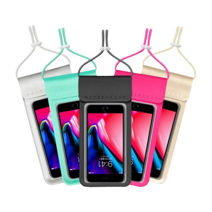 Swimming diving mobile phone waterproof bag wholesale tpu touch screen waterproof mobile phone bag transparent mobile phone waterproof protective cover