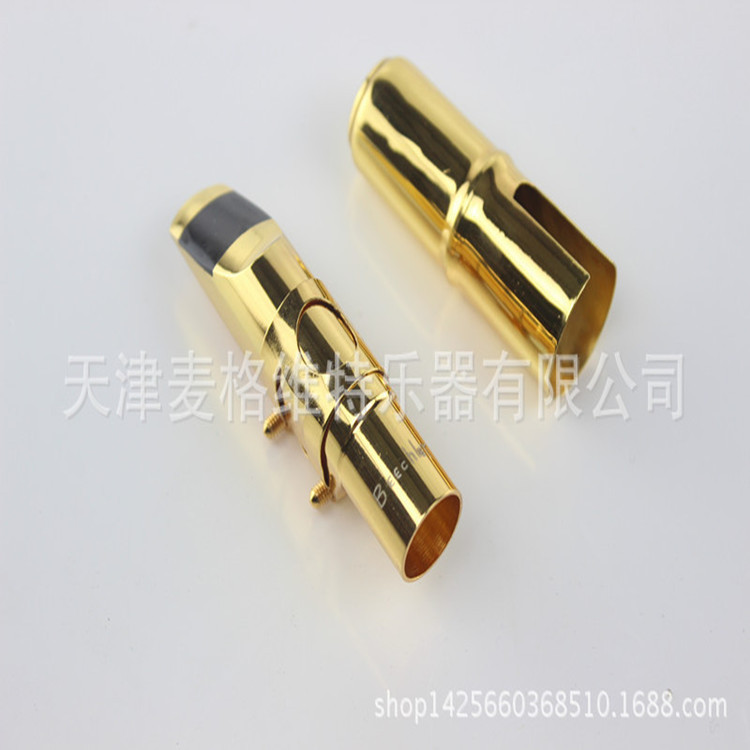 Picture of Wholesale metal flute head treble/alto flute head tenor saxophone metal flute head instrument flute head