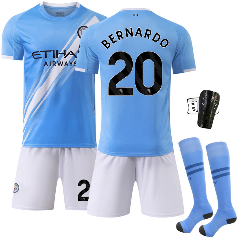Picture of 2025-26 New Sports suit 17 De Braunes Club Football Clothes No.9 Harland Manchester City Home